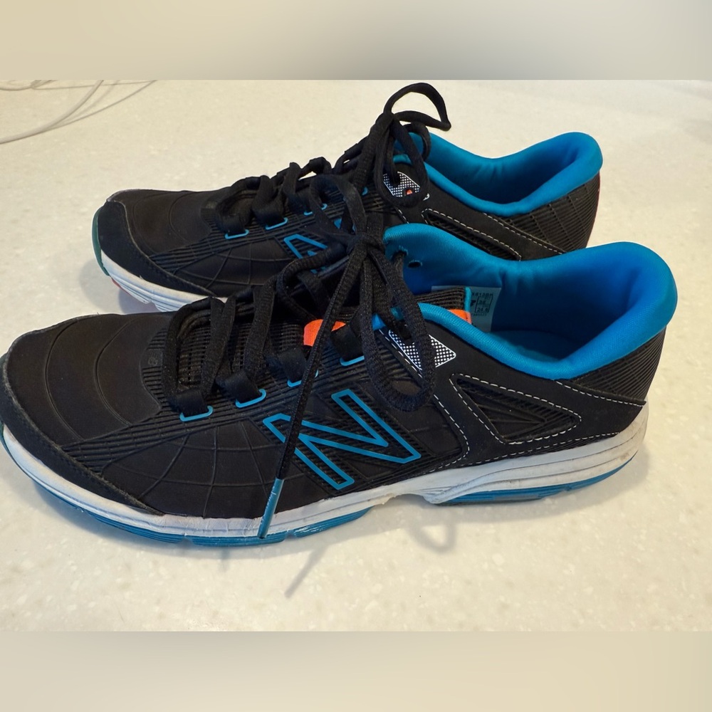 New Balance Black and Blue Athletic Shoes